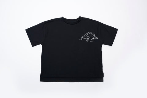 LINE ART KIDS T-SHIRT(Stegosaurus)